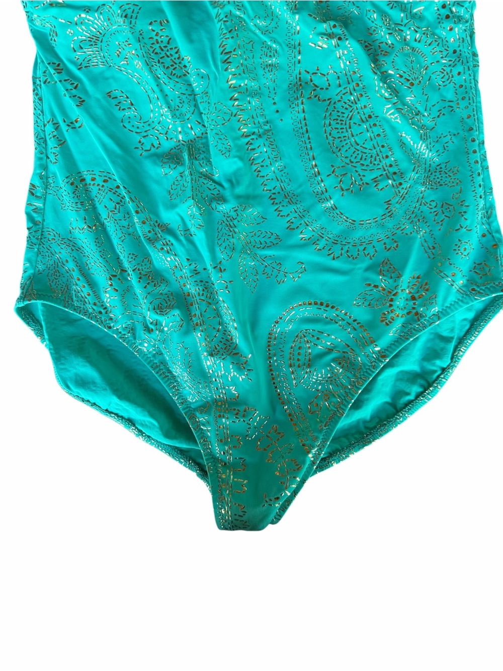 Late 70s/80s Gottex, Featuring Signature of Founder Lea Gottlieb, Metallic Gold - Picture 3 of 9